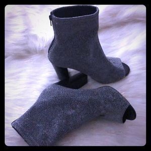 Open toe boots